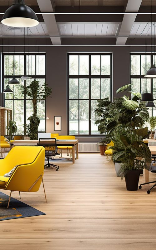 co working office interior Generative AI co working office interior Generative AI
